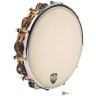 LATIN PERCUSSION CP391 10" тамбурин-бубен (2х10 пар джинглов) + настроечный ключ