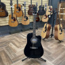 Гитара акустическая WOODCRAFT W-10C/BK Dreadnought с вырезом