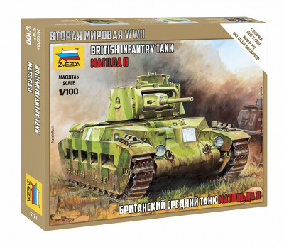 Британский средний танк "Матильда II" 1/100