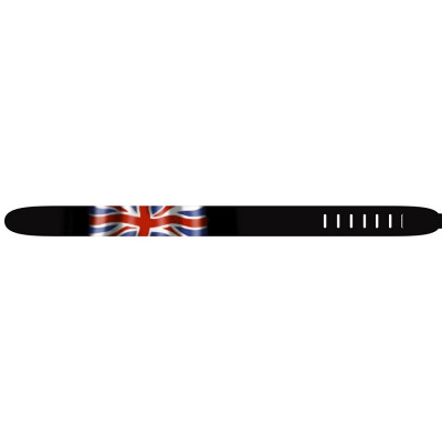 Perri's P25LSS-33 UK FLAG - ремень для гитары кожаный