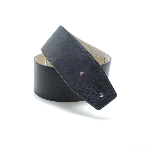 DUNLOP BMF11BN 3.5" Black/Natural ремень гитарный, итальянская анилиновая кожа, черный/натуральный