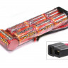 Аккумулятор Ni-Mh VBPower 5000mAh, 8,4V T-plug, банка с торца