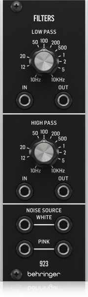 Модуль Behringer 923 FILTERS аналоговый Dual Filter для Eurorack