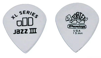 DUNLOP 498P1.5 Tortex Jazz III XL набор медиаторов 1.5 мм 12 шт