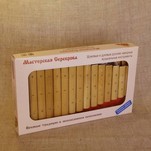 МАСТЕРСКАЯ СЕРЕБРОВА К1-КС-04 ксилофон диатонический (A-major) 15 пластин