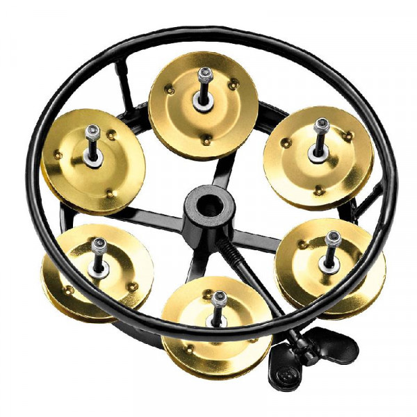 MEINL THH1B-BK тамбурин для hi-hat, латунные джинглы, черный