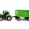 Трактор Siku 1606 Deutz-Fahr Agrotron 265 с четырехколесным прицепом