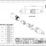 Amphenol AC3M - Разъем XLR кабельный папа 3 контакта