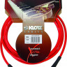 KLOTZ KIK4,5PPRT готовый инструментальный кабель, длина 4.5м, разъемы KLOTZ Mono Jack (прямой-прямой), цвет красный