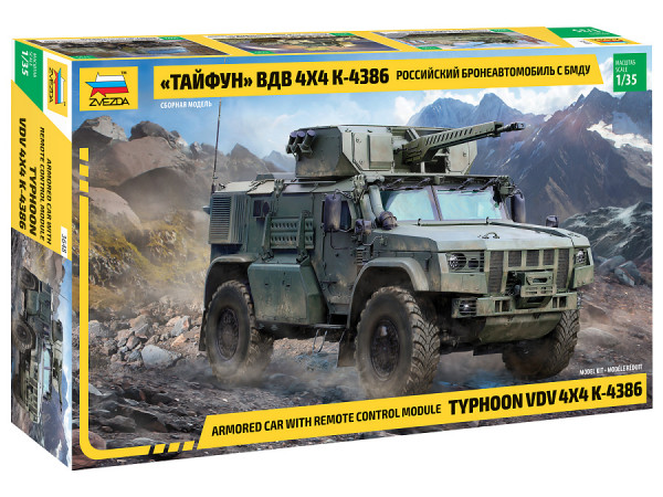 Бронеавтомобиль Тайфун ВДВ 4*4 К-4386 1/35