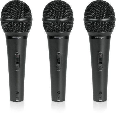 Комплект микрофонов Behringer XM1800S 3шт кардиоидных динамических