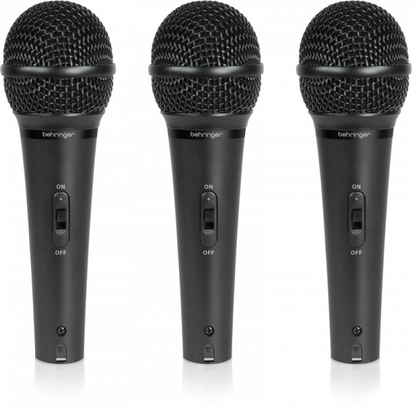 Комплект микрофонов Behringer XM1800S 3шт кардиоидных динамических