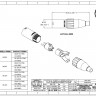 Amphenol AC3MCP - Разъем XLR кабельный папа 3 контакта