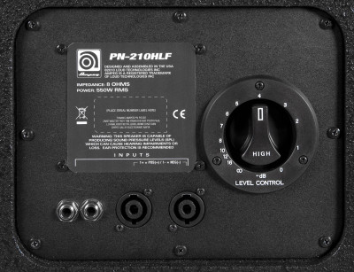 AMPEG-PN-210HLF- басовый кабинет 2х10" + ВЧ драйвер, 550 Вт