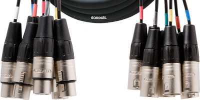 Мультикор Cordial CML 8-0 FM 5 C 8xXLR female/8xXLR male, 5м