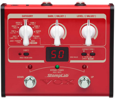 VOX STOMPLAB 1B процессор эффектов для бас гитар