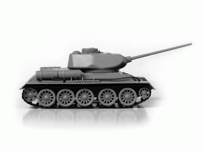 Сборная модель ZVEZDA Советский средний танк Т-34/85 (сборка без клея), 1/72