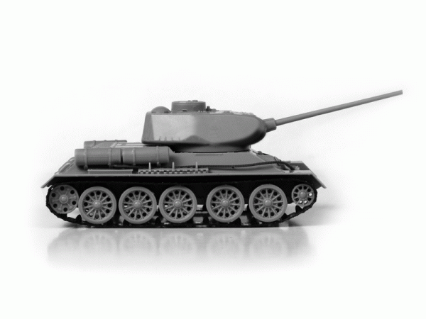 Сборная модель ZVEZDA Советский средний танк Т-34/85 (сборка без клея), 1/72