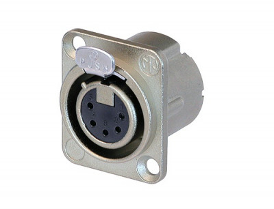 Панельный разъем Neutrik NC5FD-LX XLR female