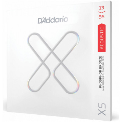 Струны для акустической гитары (13-56) D'ADDARIO XSAPB 1356 Medium среднее натяжение