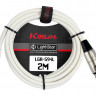 Кабель микрофонный Kirlin LGA-594L 3M WH, 3 м