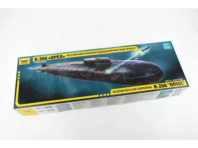 Сборная модель ZVEZDA Российская АПЛ "Орел", 1/350
