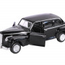 Машина "АВТОПАНОРАМА", черный, 1/43, инерция, в/к 14*5,7*6,8 см