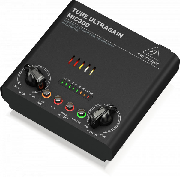 Микрофонно-линейный предусилитель Behringer MIC300 Ламповый