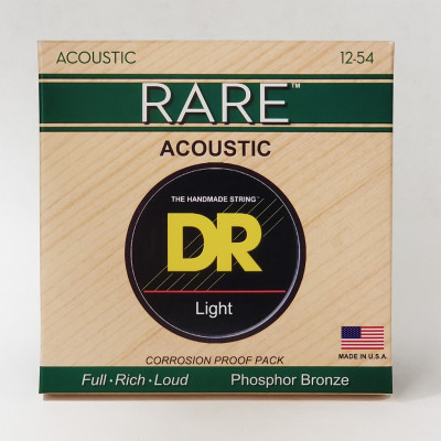 Комплект струн для акустической гитары DR RPM-12, 12-54