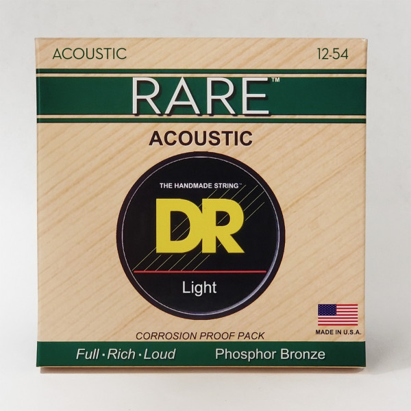 Комплект струн для акустической гитары DR RPM-12, 12-54