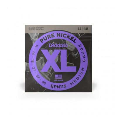 Комплект струн для электрогитары 11-48 D'Addario EPN115