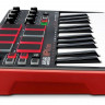 AKAI PRO MPK MINI MK2 USB миди клавиатура с уменьшенными клавишами, 25 клавиш,8 MPC пэдов, 8 ручек для микширования