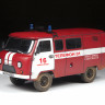 УАЗ-3909 "Буханка". Пожарная служба. 1/43