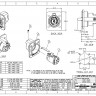 Amphenol AP421 - Панельный разъем "мама" 4 контакта