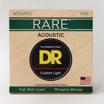 Комплект струн для акустической гитары DR RPML-11, 11-50