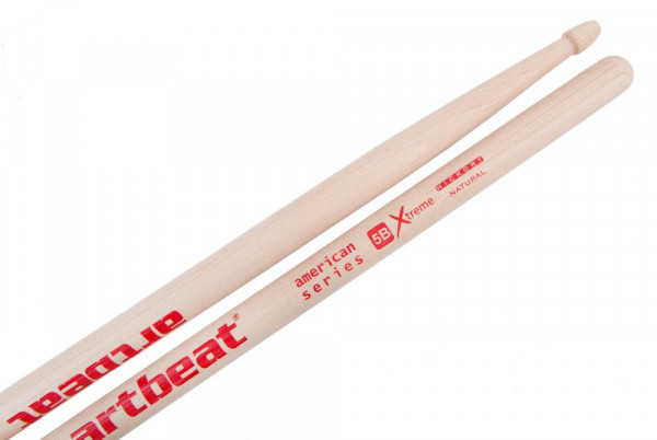 Барабанные палочки ARX5BH NATURAL размер 5B, Xtreme, american