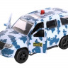 Машина "АВТОПАНОРАМА" "ОМОН", хаки, 1/50, инерция, в/к 12*7*5,5 см