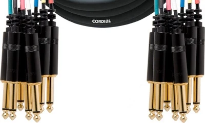 Мультикор Cordial CML 8-0 PP 5 C 8xмоно-джек 6,3 мм/8xмоно-джек 6,3 мм, 5м