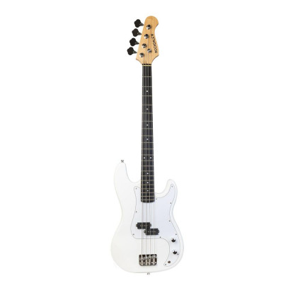 Бас-гитара типа пресижн ROCKDALE Stars PB Bass White, цвет белый