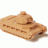 Сборная модель ZVEZDA Британский средний танк "Матильда II", 1/100