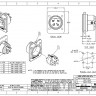 Amphenol AP622 - Панельный разъем "папа" 6 контактов