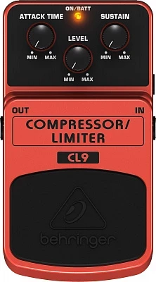BEHRINGER CL9 COMPRESSOR/LIMITER- Педаль эффектов динамической обработки (классический компрессор-лимитер)