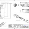 Amphenol AX3F- Разъем XLR кабельный мама 3 контакта