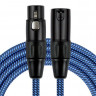 Кабель микрофонный Kirlin MWC-270 1M BLA, 1 м