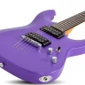 SCHECTER C-6 DELUXE SATIN DARK PURPLE электрогитара