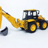 Металлический колесный экскаватор HUI NA TOYS 1/50