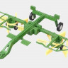 Р/У фермерский трактор Korody с роторной косилкой, двойные колеса 1/24 2.4G 6CH RTR