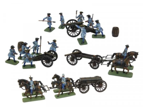 Сборные солдатики ZVEZDA Шведская артиллерия Карла XII, 1/72