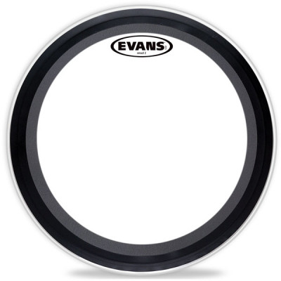 EVANS BD22EMAD 22' EMAD CLEAR BASS однослойный прозрачный пластик, 22'