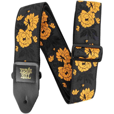 Гитарный/бас ремень ERNIE BALL 5358 Tangerine Rose Jacquard